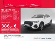 Audi Q3, Sportback 45 TFSI e S line SitzhHzg, Jahr 2022 - München