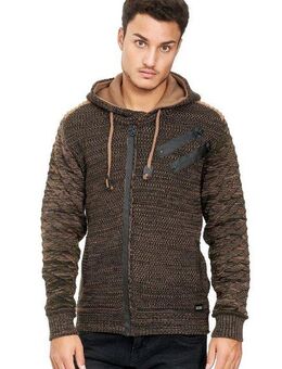 Rusty Neal Strickjacke in cooler Grobstrickoptik