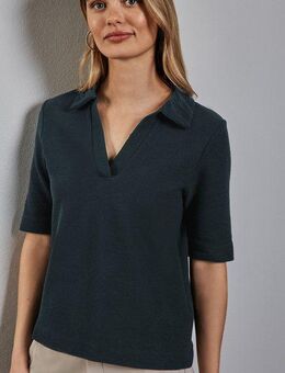 STREET ONE Poloshirt mit Struktur