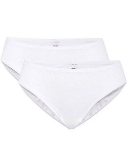 CALIDA Slip Benefit Women (2er Pack) elastisch, Single Jersey-Qualität, weich, Basic