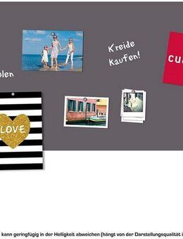 queence Magnetfolie Magnetische Tafelfolie, (Komplett-Set, 1St), Tafel-Wandtafelfolie-Magnetfolie, selbstklebend, Kreide+Neodym-Magnete