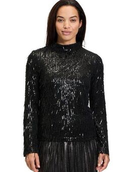 Cartoon Schlupfbluse Damen Schlupfbluse mit Pailletten