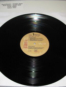 LP - DAVID BOWIE - ALADDIN SANE - 1973 - DLSP 4852 - CKAY 18593 ITALIEN - Kamen