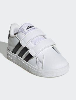 adidas Sportswear GRAND COURT LIFESTYLE HOOK AND LOOP Sneaker für Kinder, Design auf den Spuren des adidas Superstar