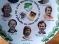Fußballer der Jahre 1963-1977 Porzellanteller in 08066