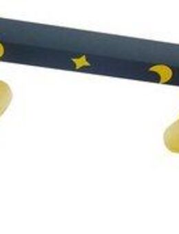 niermann Deckenleuchte Mond Sterne, ohne Leuchtmittel, Strahlerleiste Mond + Sterne