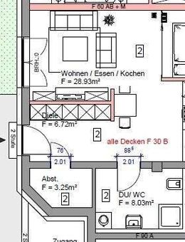1ZKB ab 01.12.25 ca.47m² zu vermieten in Homburg-Saar, Warmmiete 770,00 € zzgl. Strom - Homburg