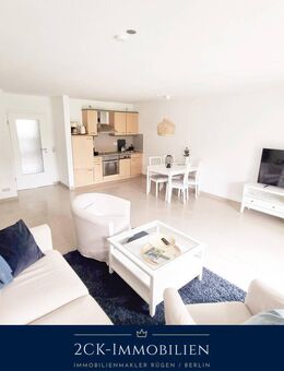 2-Zimmer-Eigentumswohnung nahe Breege Hafen - 64 m², modern & möbliert, Süd-West Terrasse - Breege