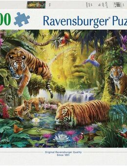 Ravensburger Puzzle Idylle am Wasserloch, 1500 Puzzleteile, Made in Germany