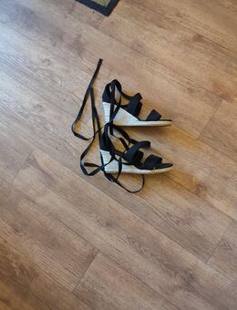 Gr 38, Schnür Keil-Sandalen, neu! - Rudolstadt