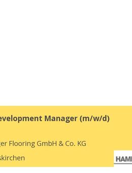 Business Development Manager (m/w/d) - Stephanskirchen