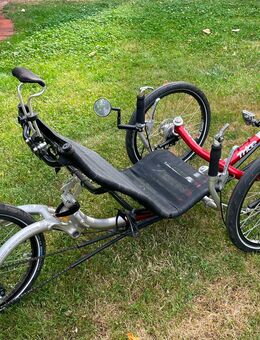Liegerad Trike ICE "QNT 20" in der Farbe rot - Baiersdorf