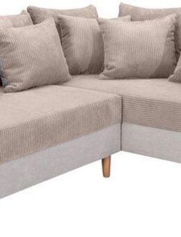 COLLECTION AB Ecksofa L-Form, Ecksofa,Ottomane rechte Seite montierbar,Komfortablen bonnelfederkern