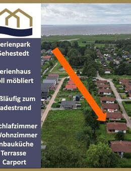 Nordsee-Traum am Jadebusen - Ferienhaus mit Top-Lage direkt am Deich zur Vermietung und Eigennutzung - Jade