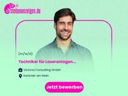 Techniker für Laseranlagen (m/w/d) - Karlstein (Main)