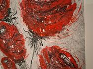 Acrylbild "Rote Rosen"43x53cm - Neustrelitz