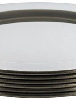 APS Glasuntersetzer ROLLO, Set, 6-tlg., Edelstahl 18/8, Ø 12 cm