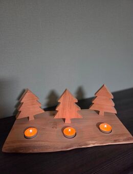 Weihnachtsdeko Kerzenhalter kerzenständer Deko Weihnachten Eiche - Haina (Kloster)