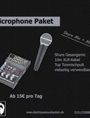 [VERMIETUNG] Shure Microphone + Tonmixer Mikrophone Paket in 39110
