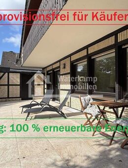 Top modernisierte Wohnung mit großer Terrasse + Garten (provisionsfrei für Käufer) - Nordwalde