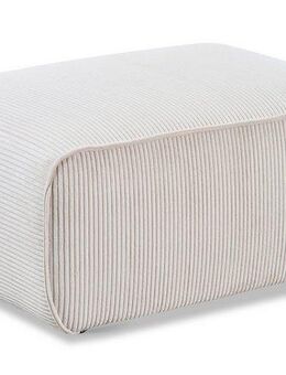 andas Polsterhocker Noord 92/66 cm, mit Kedernaht, schöne Serienergänzung