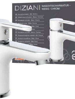 Eisl Waschtischarmatur Diziani mit Zugstange, Wasserhahn mit Ablaufgarnitur, Mischbatterie