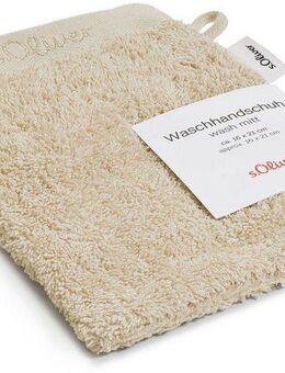 s.Oliver Waschhandschuh s.Oliver, Premium Qualität, 600 gr/m², auch als Sets erhältlich, Walkfrottier (1-St), große Farbauswahl, auch als Duschtuch, Handtuch, Gästetuch