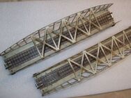 Märklin h0 Metallbrücke Bogenbrücke 367/2 36cm 1948-56 später 7163 2 Stück durchgehender Mittelleiter - Lübeck