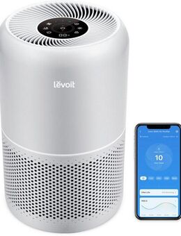 Levoit Luftreiniger Core 300S Pro Smart Air Purifier, für 50 m² Räume, 3-Stufen-HEPA-Filtersystem, leiser Reiniger für Allergiker