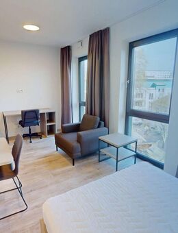 URBAN BASE: Vollmöbliertes Smart-Apartment mit EBK, ALL-IN-MIETE, UVM. am Rheinufer - Düsseldorf