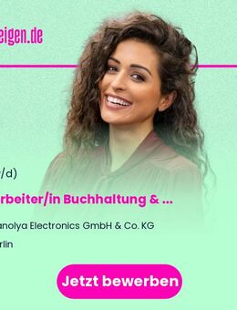Mitarbeiter/in (m/w/d) Buchhaltung & Rechnungswesen - Berlin