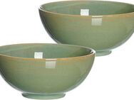 Ritzenhoff & Breker Schale Puebla, Steinzeug, (Set, 2-tlg), Buddha-Bowls, Ø 17,5 cm