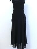 La Défénce Ballkleid | Abendkleid, off-shoulder, schwarz, 34/36 in 01099