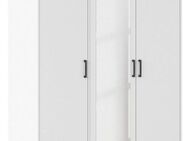 rauch Drehtürenschrank Kleiderschrank Schrank Garderobe Wäscheschrank VOYAGER (in 3 verschiedenen Ausstattungen BASIC/CLASSIC/PREMIUM) mit modernen Griffen in Graumetallic und Spiegel