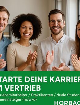 Vertriebsmitarbeiter / Praktikanten / duale Studenten (m/w/d) – auch Quereinsteiger – HORBACH Chemnitz - Chemnitz