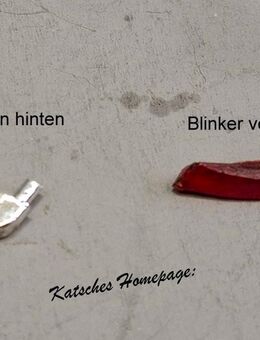 Beschlagteil Blinker + Stoßhorn Porsche 911, Polizei , 914, 928 VW Golf AvD Buggy Carrera Universal - Nürnberg