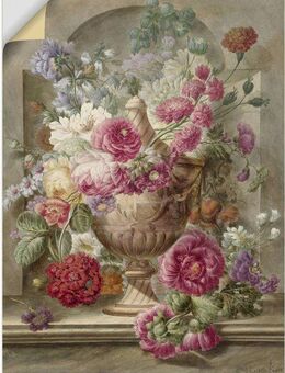 Artland Wandbild Vase mit Blumen., Arrangements (1 St), als Leinwandbild, Poster, Wandaufkleber in verschied. Größen