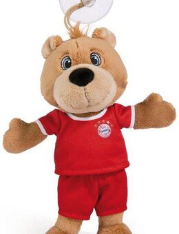 Nici Kuscheltier FC BAYERN MÜNCHEN Bär Berni mit Trikot und Sauger, 20 cm, enthält recyceltes Material (Global Recycled Standard)