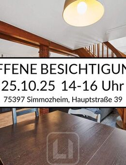 Zuhause auf zwei Etagen | 3,5-Zimmer-Maisonette mit Flair | ca. 102 m² Wohnfläche | Stellplatz - Simmozheim