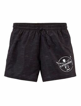 Chiemsee Badeshorts Melange mit Logodruck, seitliche Eingrifftaschen
