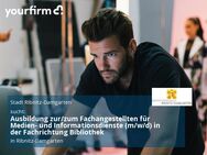 Ausbildung zur/zum Fachangestellten für Medien- und Informationsdienste (m/w/d) in der Fachrichtung Bibliothek - Ribnitz-Damgarten