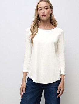 STREET ONE Langarmshirt in Unifarbe