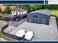 Hochwertiges Einfamilienhaus mit Büro-Geschäftsgebäude /Lagerhalle in TOP Lage - Neumünster