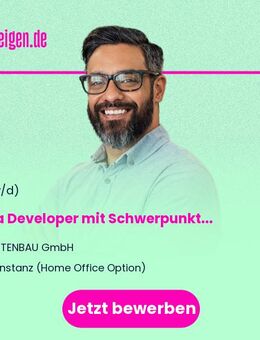 Java Developer mit Schwerpunkt IT-Sicherheit (m/w/d) - Konstanz oder remote - Konstanz