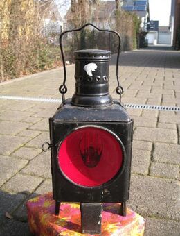 Bahnlampe DB 79 in noch Originalzustand mit Petroleumbrenner - Wesseling