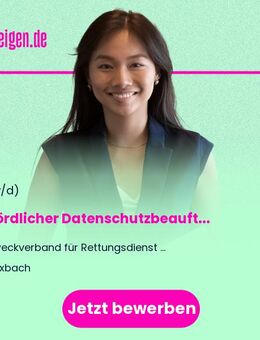 Behördlicher Datenschutzbeauftragter (m/w/d) - Bexbach