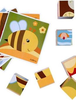 Eichhorn Lernspielzeug Bilderwürfel (9-St), FSC®- schützt Wald - weltweit