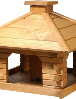 Dobar Vogelfutterhaus Blockhaus-Stil Futtersilo Vogelhaus #DH154 - Birkenfeld (Baden-Württemberg)