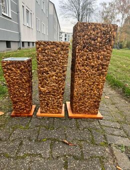 3 Rattan-Blumentöpfe - Mülheim (Ruhr)