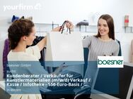 Kundenberater / Verkäufer für Künstlermaterialien (m/w/d) Verkauf / Kasse / Infotheke - 556-Euro-Basis / studentische Aushilfskraft - Witten